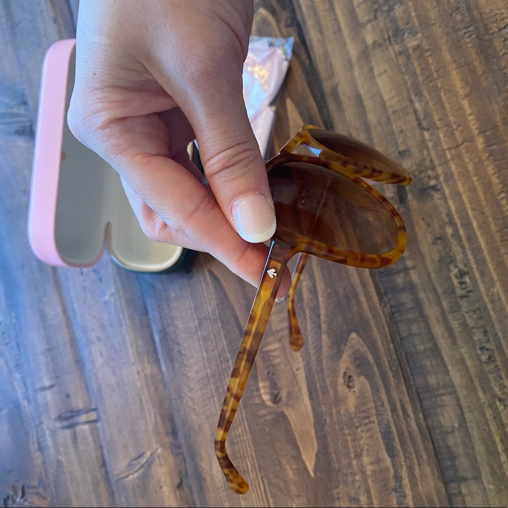 Kate Spade Retro Tortoise Shell Oversized Aviators